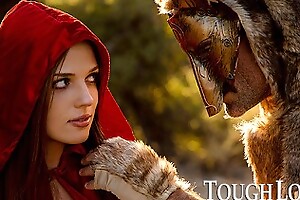 TOUGHLOVEX Red Riding Tough guy Scarlett Mae meets Werestud