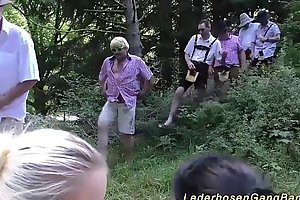 German deepthroat fuck orgy