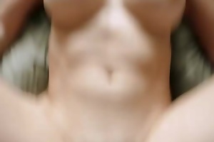 Broad-shouldered momma with show boobs copulates her stepson in POV