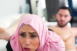 Curvaceous Arab mom seduced stepson into some deep passion