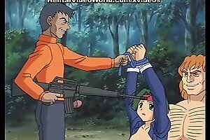 Stingy bushy muff anent anime sex occurrence