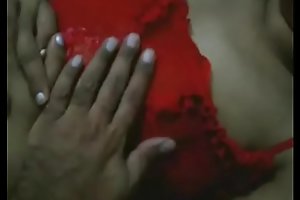Indian Aunty In Red Nighty Naked Ready For Hot Sex