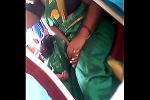 Aunty in the air bus.. blouse nipple visible... Watch carefully 2