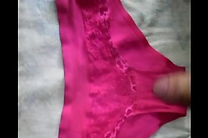 cum exposed to pink panty