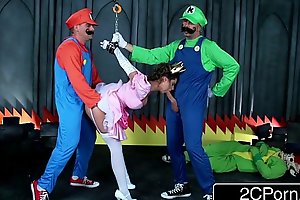 Jerk Become absent-minded Joy Stick: Super Mario Bros Get Busy With Princess Brooklyn Chase