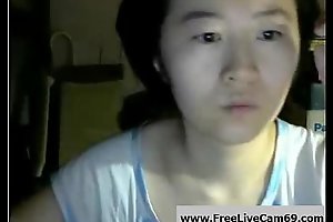 Plain Looking Asian Lady Not Shy to Flash on Cam: Porn 2d