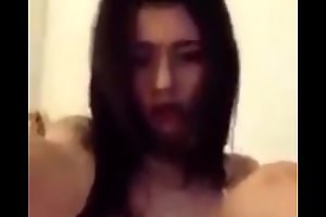 Cute Oriental Girl Playing Herself on Cam, Porn 8d