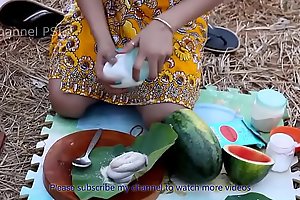 Woow!! Beautiful girls cooking Water Snake with watermelon HD
