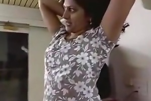 Desi Indian Aunty give Boss In his Tedious