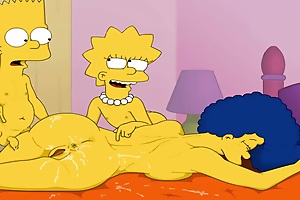 Ridicule Porn Simpsons porn Bart and Lisa have fun encircling mom Marge