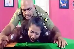 Army officer is forcing a lady prevalent hard sex in his cabinet
