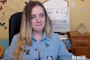 #3 CAMGIRL's porn COMPILATION SHOCKED Unconnected with HUGE COCK